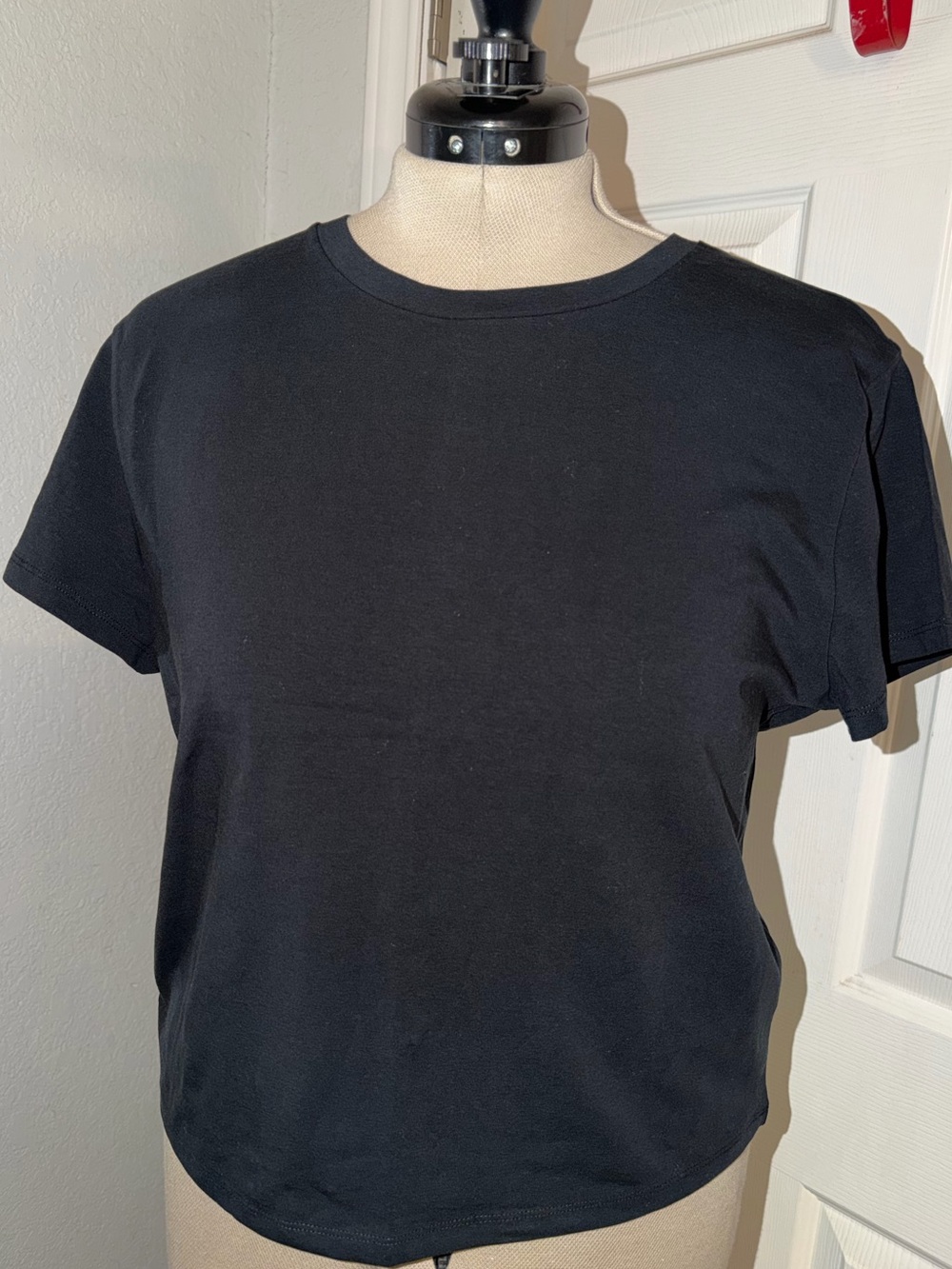 Abercrombie & Fitch Black Baby Tee Short Sleeve Tee